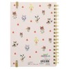 Sunstar Bungu Atsume Animal Crossing, Notebook, Ring, B6, Pink S2639548