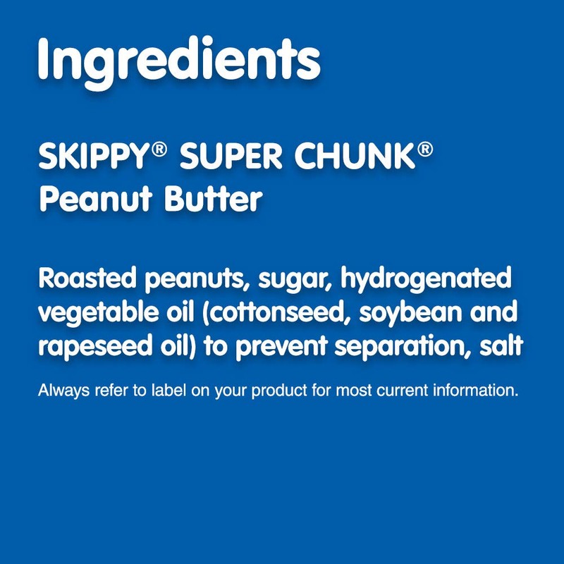 SKIPPY Peanut Butter, Chunky, 28 Ounce (Pack of 12)