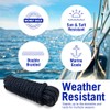 Dock Lines for Boats 3/8" x 15ft, 4 Pack Double