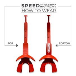 Battle Sports Speed Football Mouthguard with Strap - Oxygen Football Mouthguard Superior Airflow & Better Performance, Maximum Breathability (Graffiti)