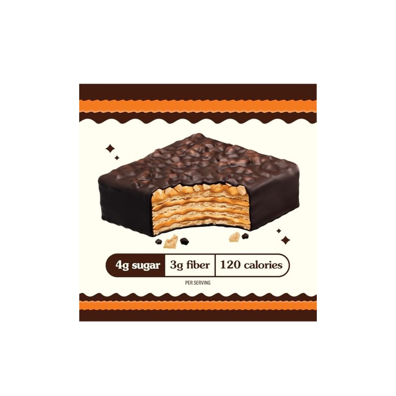 Rip Van Nutty Crunch Dark Chocolate Peanut Butter Wafer –