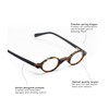 eyebobs Old Money Unisex Premium Readers, Matte Tortoise Front with