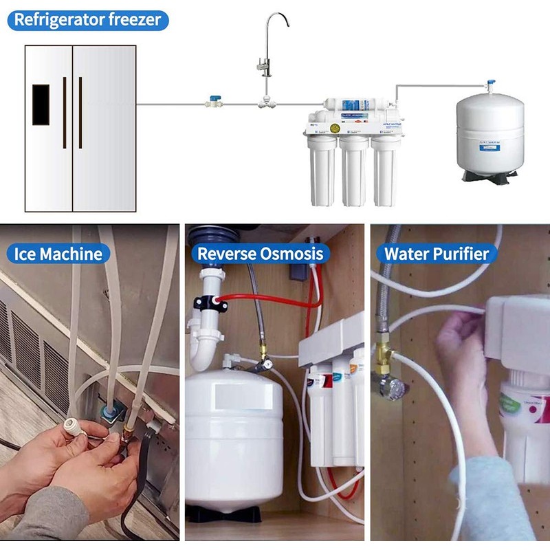 CESFONJER 10 Metres of 6.3mm Diameter Tube, Hose for Refrigerator