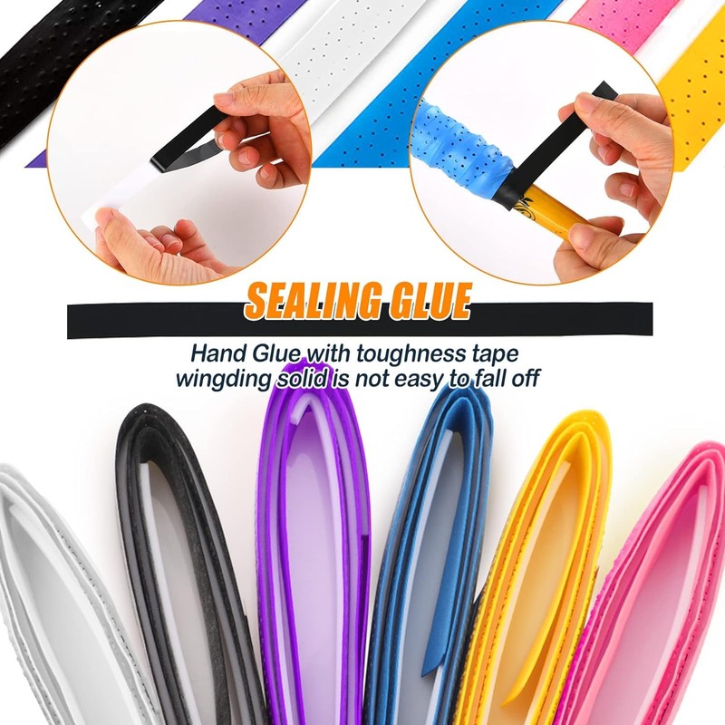 Tennis Racquet Grips, 6 Pack Badminton Racket Grip Anti Slip