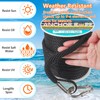3/8 Inch 100 FT Anchor Rope, Boat Anchor Rope Solid