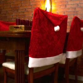 com-four® high-quality Christmas chair covers, Christmas decoration for chairs, premium chair covers in Christmas design