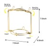 YOLIFE Gold Tea Cup Holder Display Stand, Metal Coffee Cup