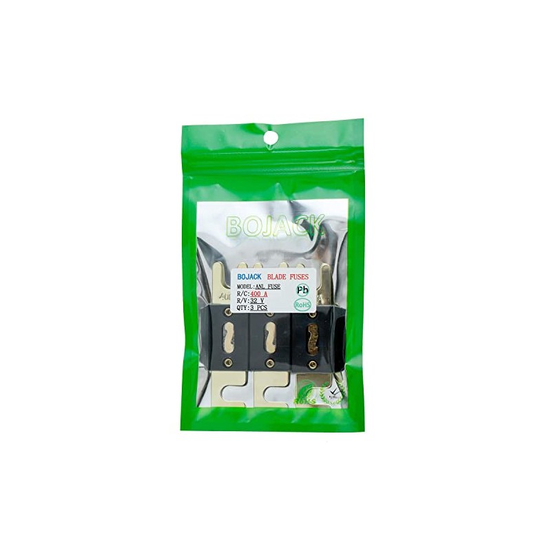 BOJACK 400 Amp 32 VDC ANL Blade Fuses for Car