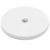 White Rubber Coated POS Magnets Countersunk with M6 Boss Thread