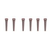 6PCS Guitar Bridge Pin Copper Acoustic Guitar Bridge Pins Peg