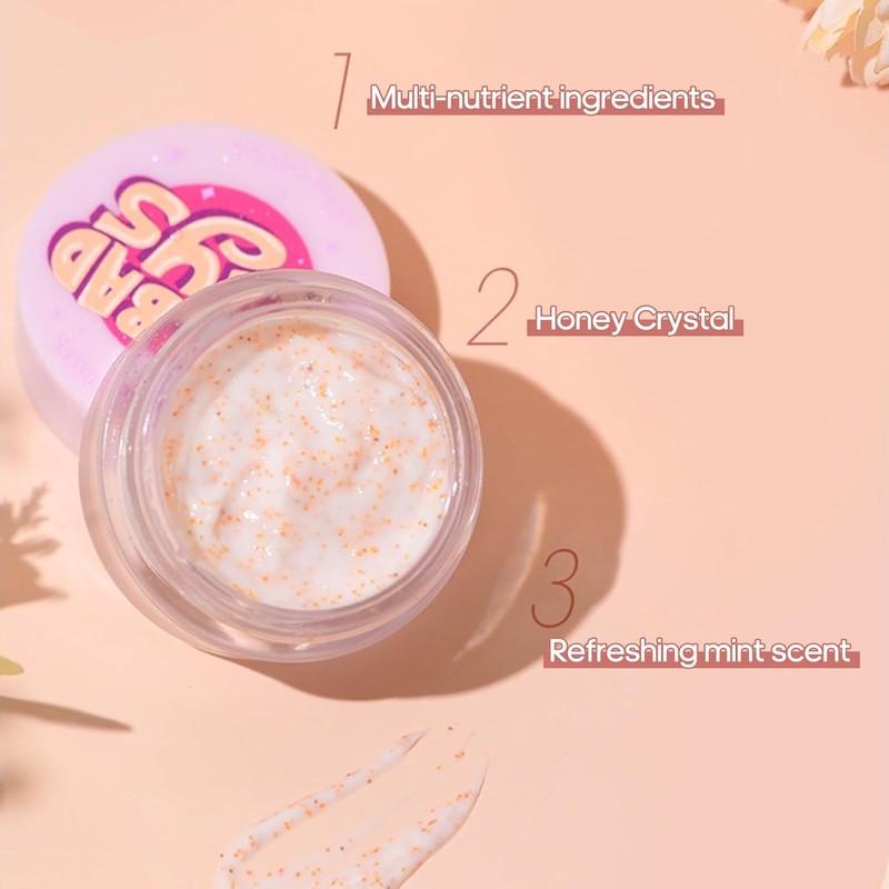 15g Honeypot nutrición exfoliante labial refrescante aroma a menta suave