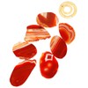 KYEYGWO Red Agate Discs Geode Wind Chime Sun Catcher Crystal