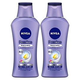 Nivea Premium Whitening Body Milk, Set of 2, 6.7 oz (190 g) x 2, Milky Body Lotion For Clear, Hydrated, Glowing Skin, Whitening Care