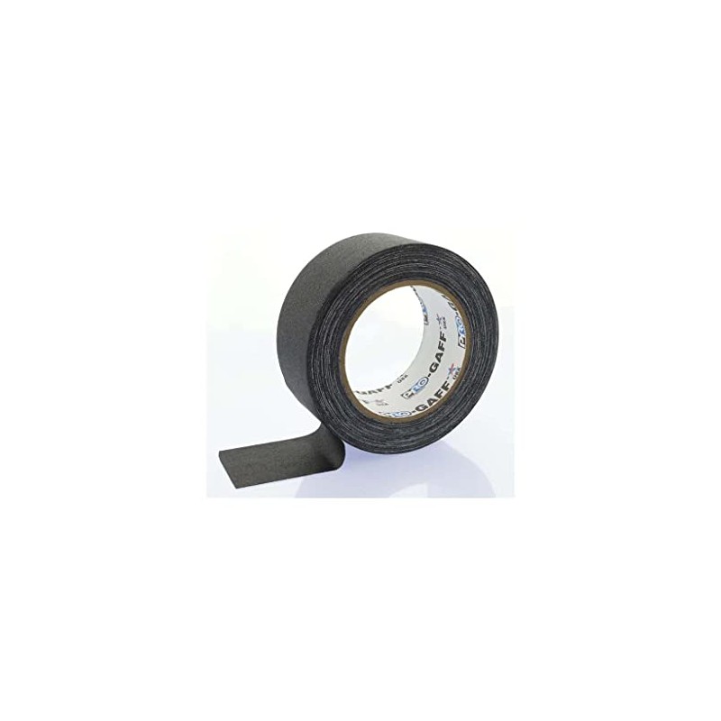 ProTapes Pro Gaff, 2 x 25 Yard (Black, 2" (Pack