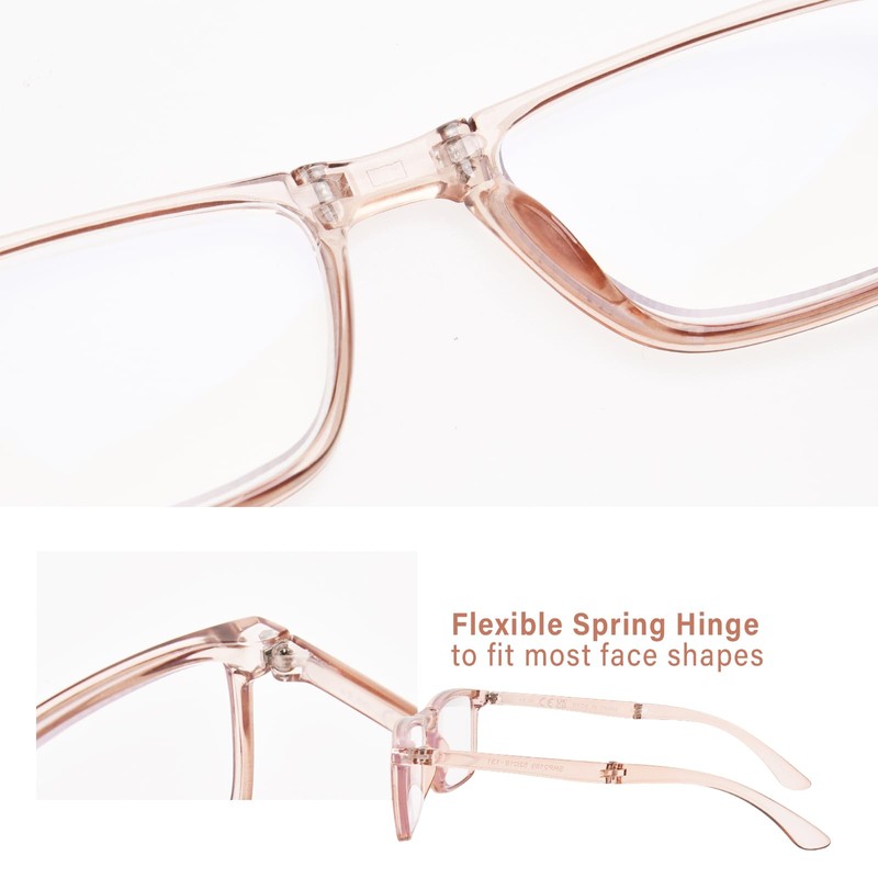 OPTOFENDY Folding Reading Glasses for Women Men, Lightweight Spring Hinge