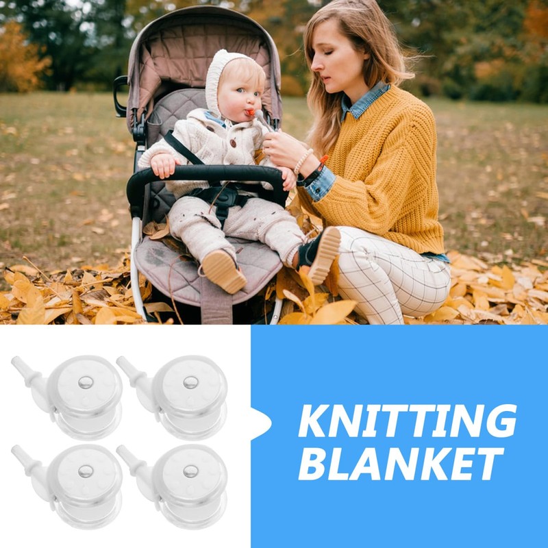 ORFOFE Baby Walker Replacement Wheels 4-Pack Universal Fit Smooth Rolling