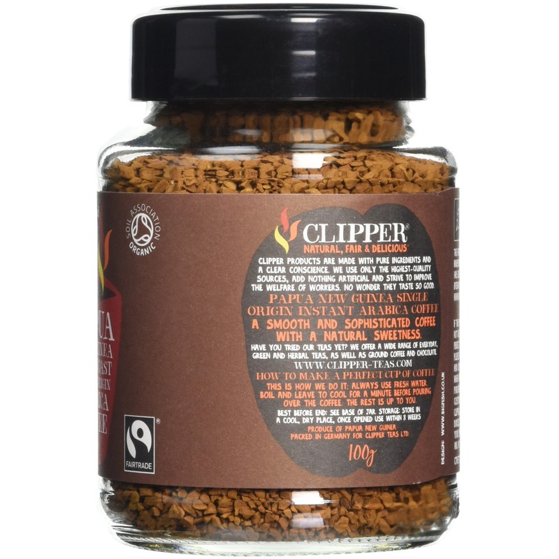 Clipper Papua New Guinea Rich Roast Single Origin Arabica Coffee,