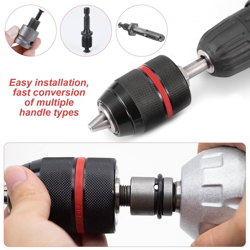 Keyless Chuck 1.5-13 mm, 1/2 Inch x 20UNF Drill Chuck