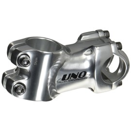 Kaloy AS-158 Aluminum Stem, Bicycle, Stem Length: 3.5 inches (90 mm), Silver, Weight: 6.1 oz (171 g) (4.1 inches (105 mm), Clamp Diameter: 1.0 inches (25.4 mm), Column Diameter: Oversized, Angle: 7 Degrees, Road Mountain, Cross Bike, Cycling