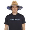 Quiksilver Men's Wide Brim Outdoor Lifeguard Straw Sun Hat, Royal