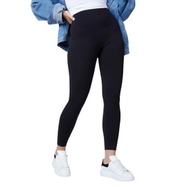 SPANX, EcoCare High Waisted Seamless Leggings - Very Black, deep black