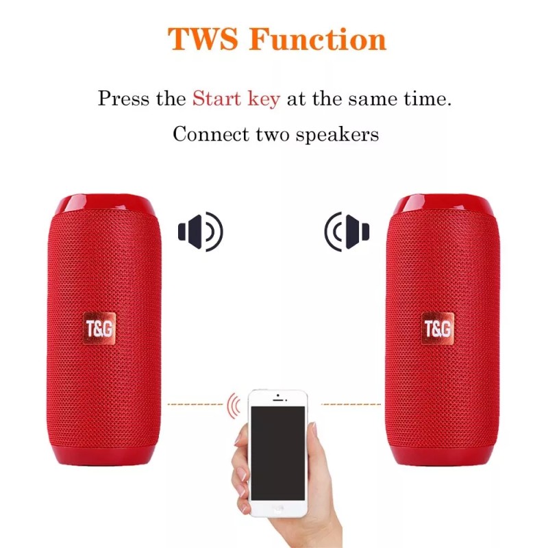 Universal Bluetooth Wireless Portable Speaker Waterproof Stereo Bass USB TF