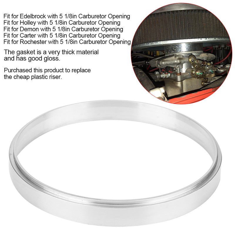 Aluminum Air Cleaner Spacer Replacement Accessories for Carbs with 5