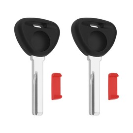 eMagTech Pack of 2 Car Key Blank Car Secondary Key Shell HU56 Key Blank Replacement Compatible with Volvo S40 V40 C70 Compatible with Mitsubishi Carisma Colt