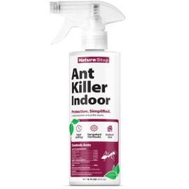 NatureStop Ant Killer Spray for Indoor Use, Fast-Acting Ant Control, 16 oz (475mL)
