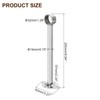 sourcing map 3 Set Ceiling Mount Curtain Rod Bracket, Fit