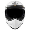 Bogotto FF980 Caferacer Cross Helmet (Matte White, XS)