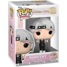 POP TV: Golden Girls 40th Anniversary - Dorothy Zbornak in Aerobics Gym Outfit Funko Vinyl Figure (Bundled with Compatible Box Protector Case), Multicolored, 3.75 inches