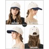 Loo&c Women's Hat Cap, Large Sizes, Deep, Bi-Color Cap, Cotton,