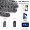 Achiou Winter Gloves for Men Women, 2 Pairs Touch Screen