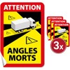 Stickerloveshop Blind Spot Attention Angles Morts Sticker – Pack of