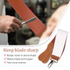 ZORZA 1Pcs Dual-Sided Leather Sharpening Straps Professional Barber Leather Strap