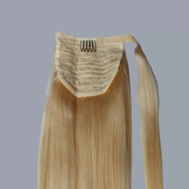 Remy Glamm Cola De Caballo Wrap 16in Rubia 100 % Natural Humano Postizo