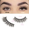 FARRED Natural Lashes Short Eyelashes Wispy False Mink Lash Pack