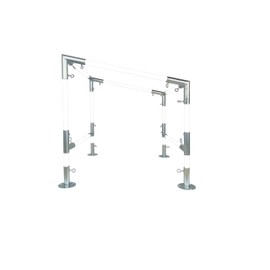 Single Sided Slope Canopy Lean-to Awning Sloping Carport Fittings for EMT Pipes (Choose Pipe Size) (Connects 1” Pipe)