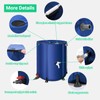 FAMIROSA 50 Gallon / 200L Collapsible Rain Barrel, Foldable PVC
