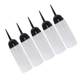FOMIYES 2sets 120ml Refillable Curly Hair Bottle for Hair Dye Shampoo Salon Use 5pcs*2
