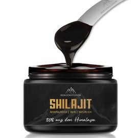 Bergensteiner® Shilajit | 50g | The Original from the Himalayas | Rich in Fulvic Acid | 100% Pure Mumijo Shilajit Resin (High Dose) | 85+ Minerals & Trace Elements | Laboratory Tested in Germany