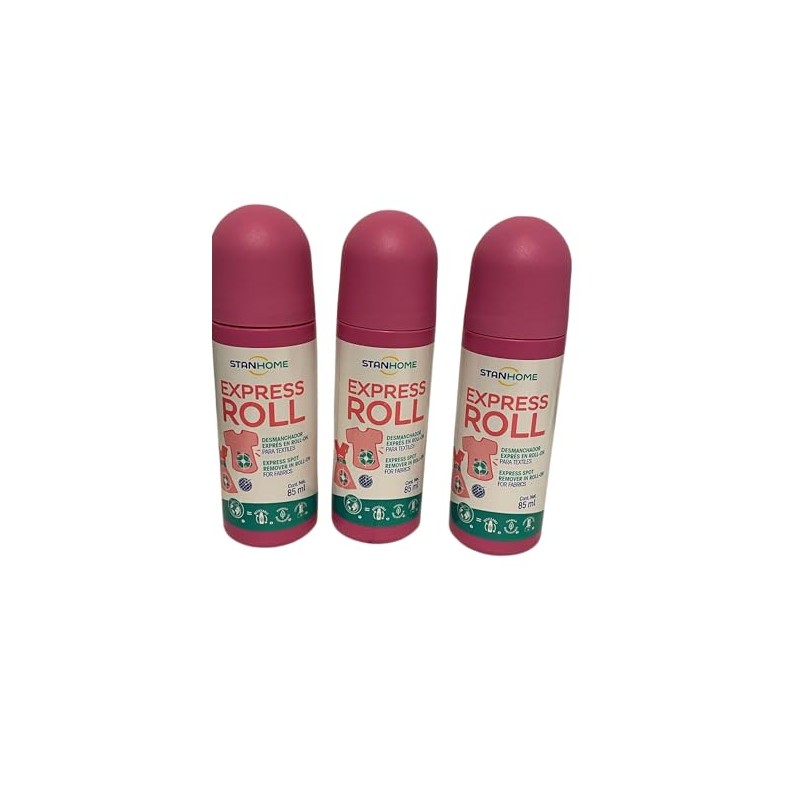 STANHOME Express Roll Stanhome Desmanchador para textiles en roll-on, 3