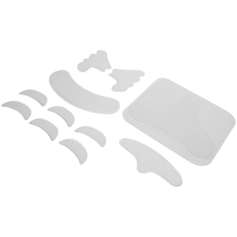 11pcs Silicone Face Anti Wrinkle Patch Reusable Cheek Chest Forehead