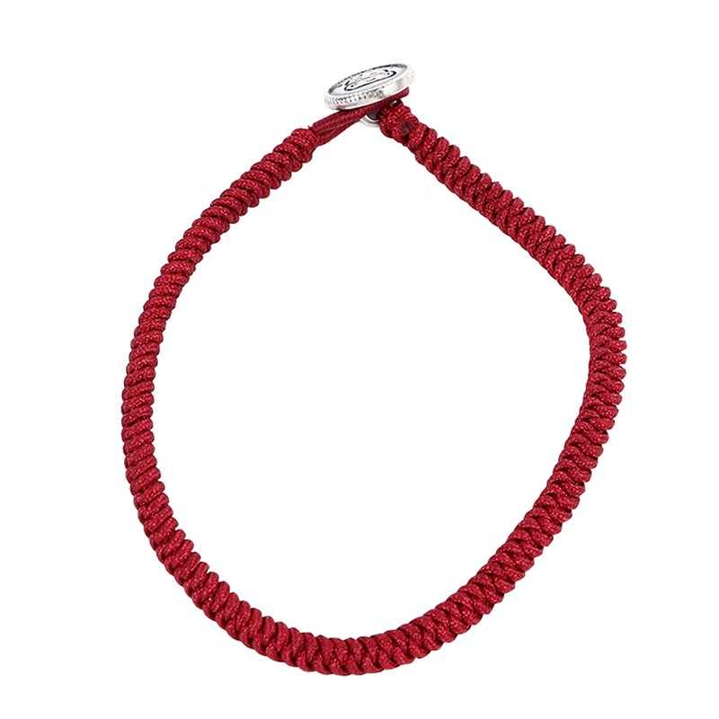 Ox Zodiac Bracelet Red Rope S925 Silver Ornament Woven Bracelet