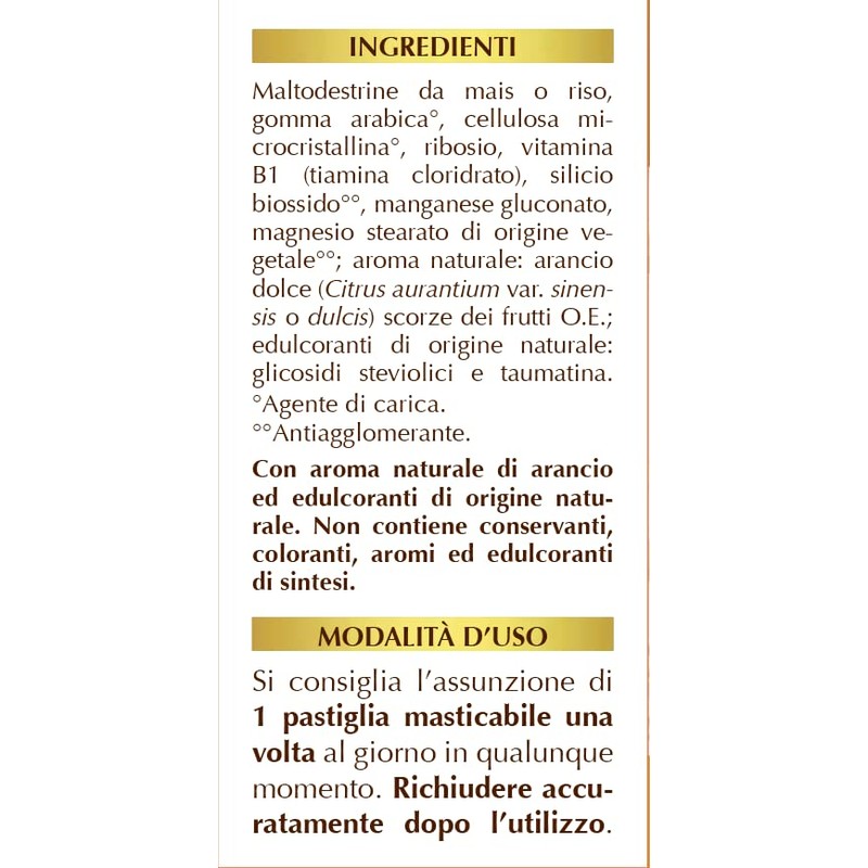 Dr Giorgini VITAMINA B1 Masticabile - 90 g