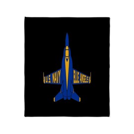 CafePress U.S. Navy Blue Angels Jet Throw Blanket Super Soft Fleece Plush Throw Blanket, 60"x50"