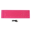 Foldable Silicone Keyboard 108 Keys Waterproof Full Sealing Design Mute