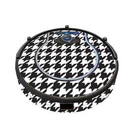 MightySkins Skin Compatible with Shark Ion Robot 750 Vacuum Minimal Coverage - Houndstooth | Protective, Durable, and Unique Vinyl wrap Cover | Easy to Apply, Remove | Made in The USA