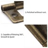Litoexpe 6 Pcs Non-Mortise Door Hinges, 2 x 0.9 Inch